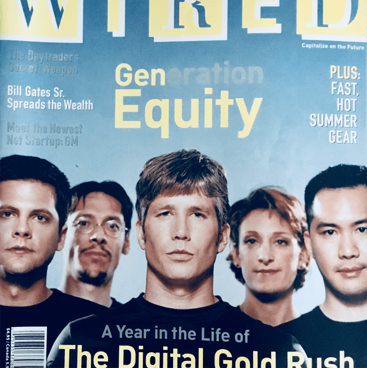 Po Bronson on the cover of Wired magazine