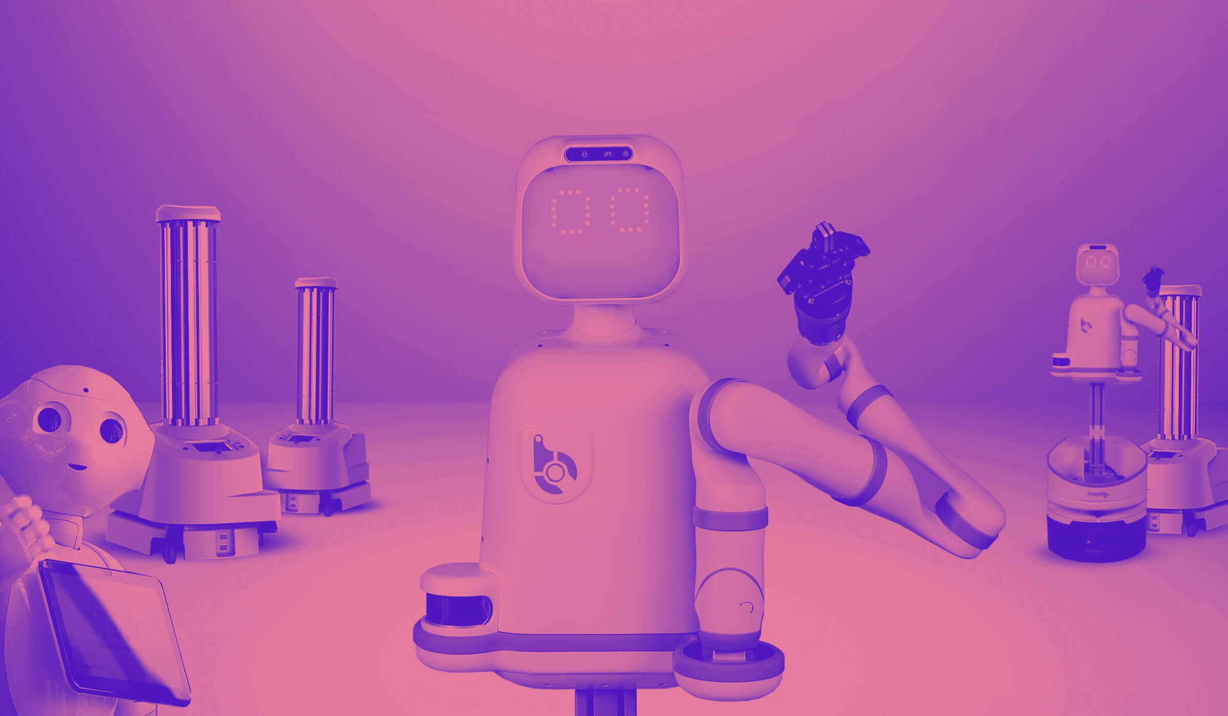 A group of healthcare robots